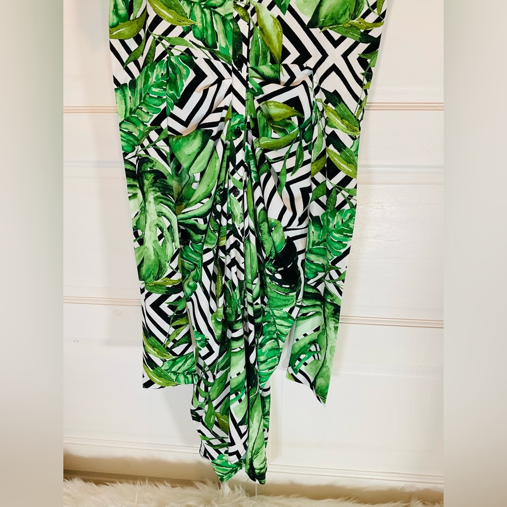 JOSEPH RIBKOFF TROPICAL 🌴 PRINT DRESS - Picture 8 of 11